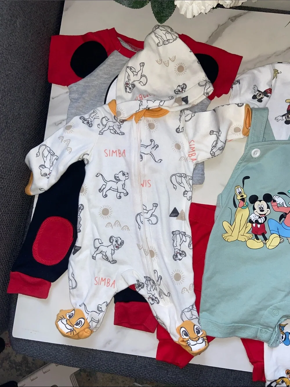 Disney Baby Bundle Mickey & Friends  Sets Size New Born and 3-6M